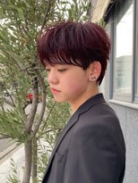 サロン(SALON)&nbsp;韓国風マッシュショート×ワインレッド　◇吉見限定◇