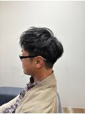 メンズアップバングショート骨格補正
