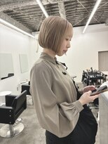 ケプカ(KEPKA)&nbsp;ベージュブロンド　ボブ
