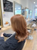 ヴィフ ヘアー(vif hair) オレンジミルクティーカラー