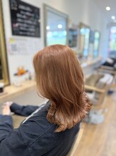 ヴィフ ヘアー(vif hair) オレンジミルクティーカラー
