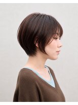 ヘアスタジオヘーフリヒ(HAIR STUDIO HoFLICH) ショートボブ/大人ショート/シースルーバング/くびれショート