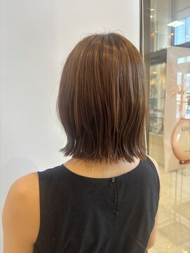 カイノ イオンモール草津店(KAINO) 切りっぱなしボブ×髪質改善