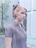 フィルムス 表参道(FILMS)&nbsp;ミニボブレイヤー/レイヤーカット/ウォームベージュ/前髪/表参道