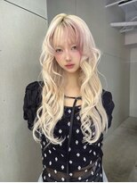 ジェム(GEM)&nbsp;《YURI》ホワイトブロンド／ブロンド／ポイントデザインカラー