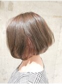インナーカラー×パステルピンク
