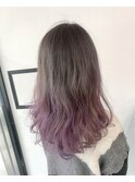 グレーパープルグラデーション
