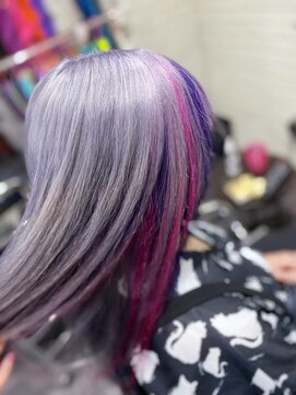 ミミック (mimic) 【派手髪】不破湊くん風カラー 【インナーカラー 】