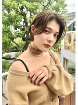 アリゲート ダイカンヤマ(Ari gate daikanyama)&nbsp;【山中涼太】伸ばしかけハンサムショート×オリーブグレージュ