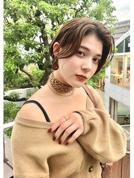 アリゲート ダイカンヤマ(Ari gate daikanyama) 【山中涼太】伸ばしかけハンサムショート×オリーブグレージュ