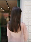 ナチュラルストレート＿エアリーミディ