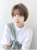 ナチュラルマッシュショートボブ