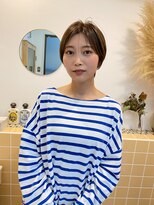 ネルケ 立川(nelke)&nbsp;スッキリショート　× ブラウン