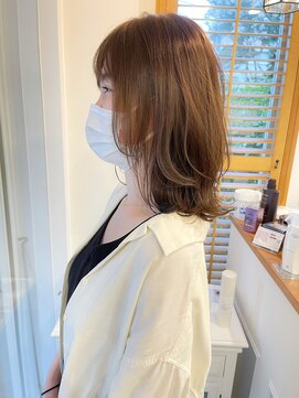 アルディ ユーカリが丘店(HARDI) 【星野】シナモンベージュ×くびれロブ☆