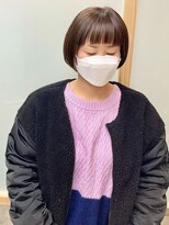 フレーム なんば店(FRAME)&nbsp;パツっとボブ×フェイスフレーミング
