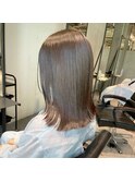 髪質改善 外はねボブ ロブ ベルボブ#ことりベージュ栄美容院20代