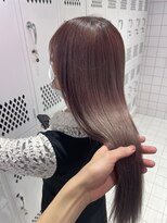 ロンドルーチェ 心斎橋(Lond luce)&nbsp;ダークアッシュ/ミディアムレイヤーカット［髪質改善/縮毛矯正］