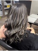 ハイライトカラーケアブリーチダブルカラー白髪ぼかし脱白髪染め