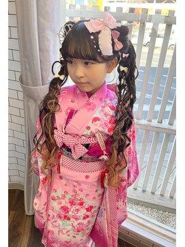 リール(THE RIRE.) ＊THE  RIRE.  七五三×ツインリボンアレンジ＊