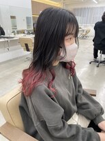 ニュート(Neut )&nbsp;グラデーションカラーピンク/ケアブリーチデザイン裾カラー/