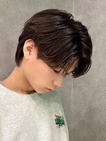 エルマーク 梅田(L-MARK)&nbsp;センターパートニュアンスパーマ韓国カルマパーマコンマヘア