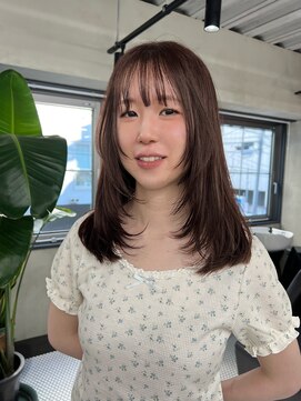 ニコ トウキョウ 渋谷(nico TOKYO) ロング/レイヤーカット/顔まわり/グレージュ/透明感カラー/渋谷