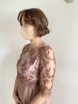 ローレンジウ(LOREN JU) 透明感髪質改善ベージュダブルカラーミルクティーグレージュ