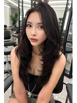 ランズ(LANDS)&nbsp;レイヤーカット 【韓国ヘア 大阪 梅田】