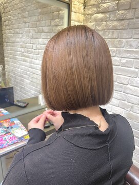 エルト 四条烏丸(elto) やわらかベージュにボブスタイル☆