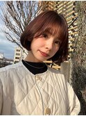ショートワンカールボブ