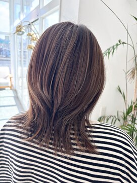 ユラギフロムユイマァル 水島店(YURAGI from YUIMARL) 脱白髪染めハイライト