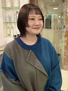 ネッコ(necco) レイヤーボブ/姫カット/オン眉