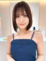 サンドイエナ 横浜店(sand yena)&nbsp;くすみベージュ/ボブ/前髪/レイヤー/髪質改善/縮毛矯正/横浜