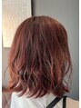 アグ ヘアー サニー 名取美田園店(Agu hair sunny)&nbsp;パーマスタイルにレッド系のカラーもかわいいです♪
