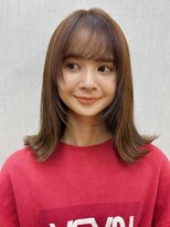 ガーデン 銀座(GARDEN)&nbsp;ミディアムヘア レイヤー ミディアムレイヤー 前髪カット カット