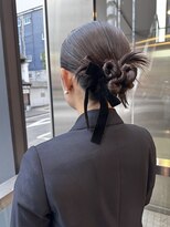 エアー 銀座タワー(AIR)&nbsp;【藤岡】艶タイト × ツイストシニヨン