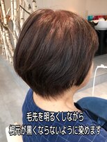 イロドリ 千歳船橋店(irodori)&nbsp;黒くなった白髪染めを明るく！白髪が目立ちにくく肌色明るく