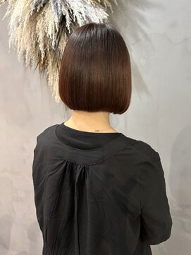 スイート ヘアデザイン(Suite HAIR DESIGN) ピンクブラウン×ボブ