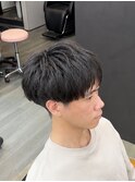 ツーブロック／マッシュショート