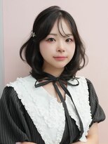 クム(kumu)&nbsp;レイヤーカット/韓国ヘア/顔まわり/ワンカール/くびれ巻き