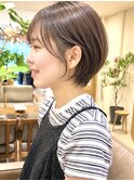 ショートボブ髪型20代30代40代50代前髪あり前髪なし面長丸顔