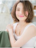 くせ毛風♪ニュアンス前下がりボブa