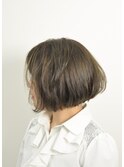 丸みショートボブ＠イルミナカラー