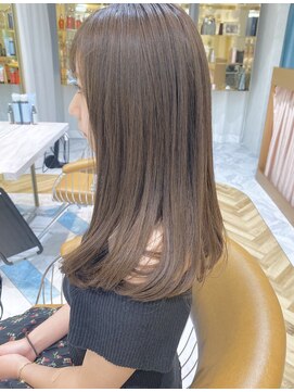 ロンドプランタン 恵比寿(Lond Printemps) 小顔ナチュラルワンカール×フォギーベージュ