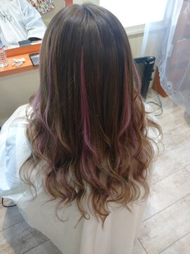 ニーナ ビューティーサロン(NINA Beauty Salon) #プルエクステ#プラチナヘア#ダイヤモンドヘア特殊カラー