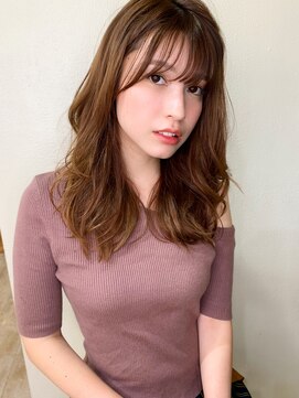 マリアバイアフロート(Maria by AFLOAT) 【山田】シースルーバングメルトカラー無造作カール