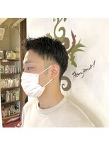 カットスタジオ141&nbsp;ショートサイドパーマスタイル