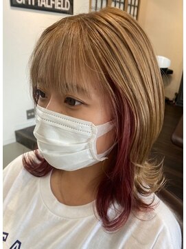 ヘアーアンドメイク グルック(hair&make Gluck) インナーカラー