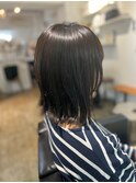 イメチェンこなれミディアムダークアッシュ白髪ぼかし代官山