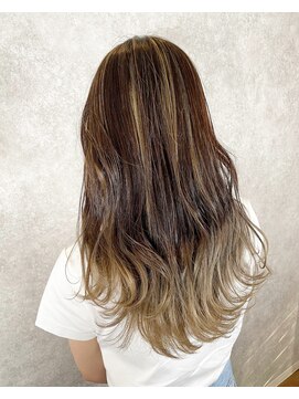ラフェスタヘア 和歌山駅前店(Lafesta HAIR) 垢抜け 【バレイヤージュ】